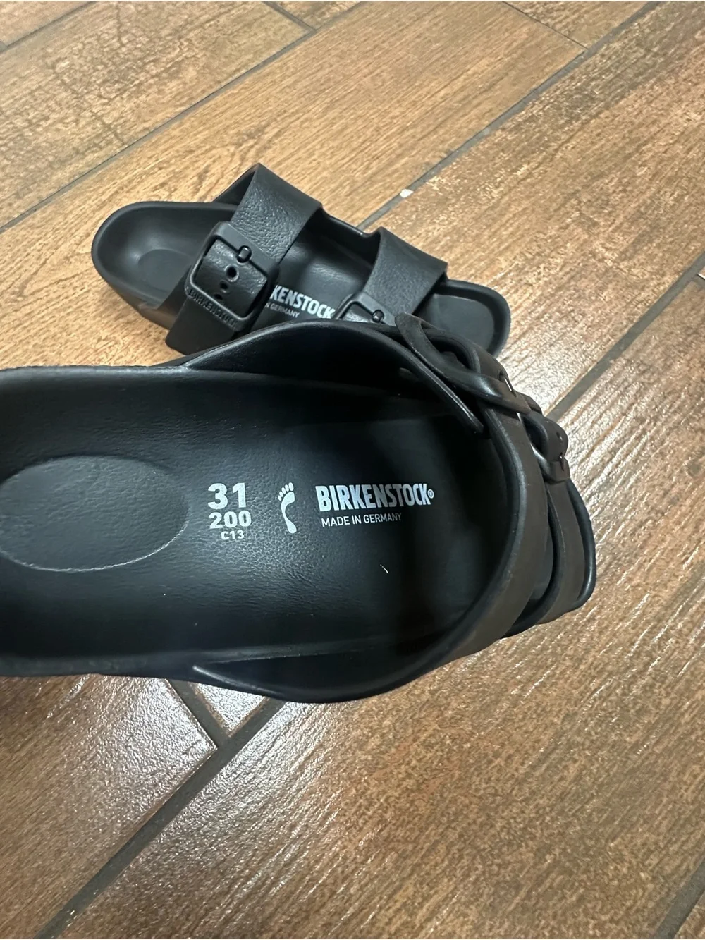 Birkenstock Kids Two-Strap EVA Sandals - Black